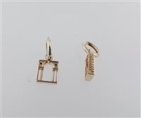 Orecchini Loving Palladio  3D in Oro 03G-OR SERLIANA - 03G-OR SERLIANA